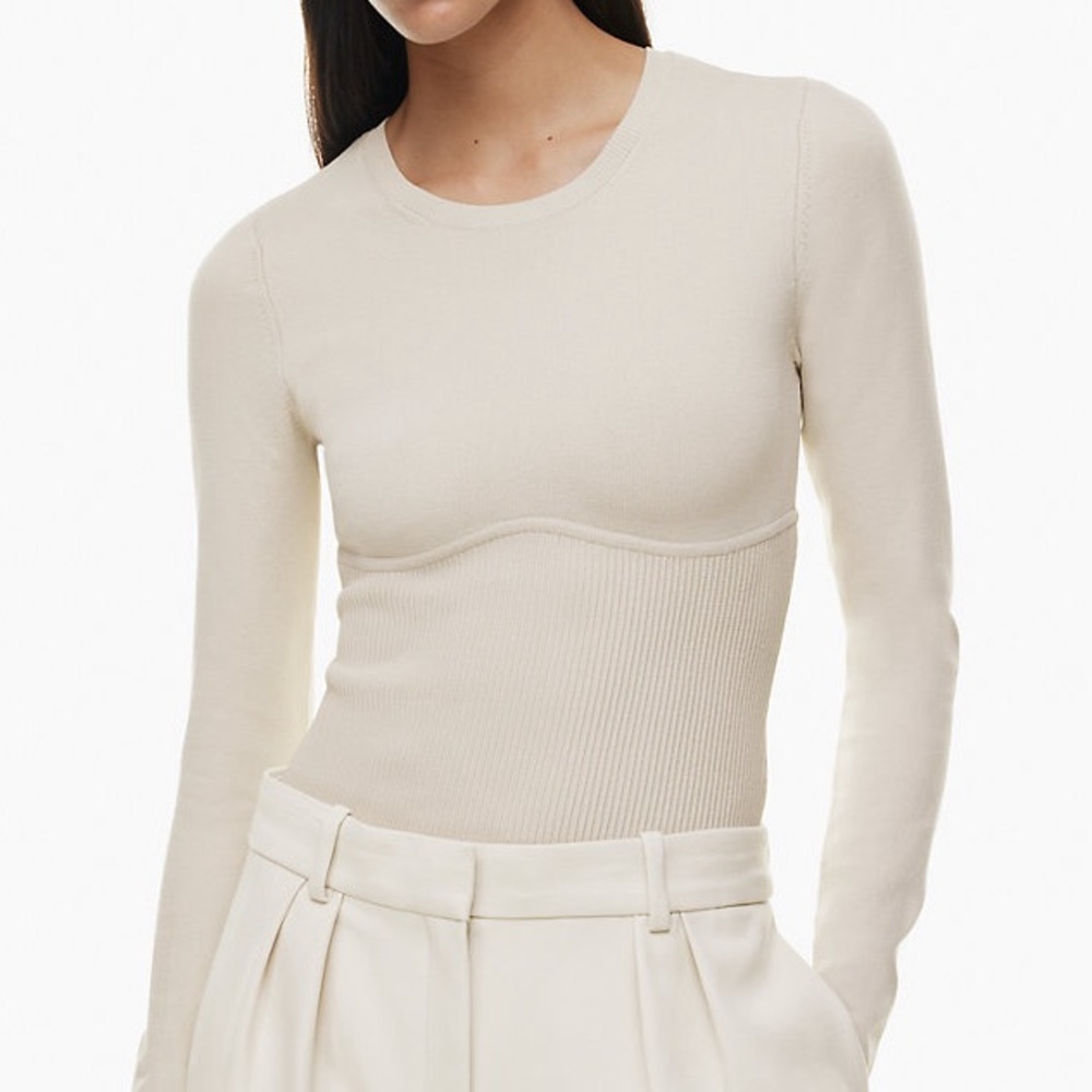 Babaton sculpt knit longsleeve